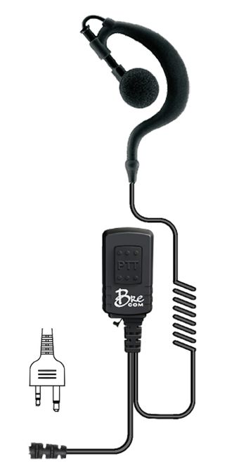 Hovedbilde 10032926- -Brecom miniheadsett Indre - Icom F10 ...