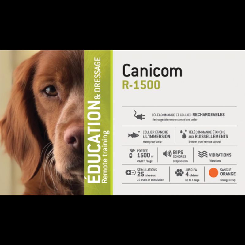 Canicom R-1500 Dressurband, oppladbar.