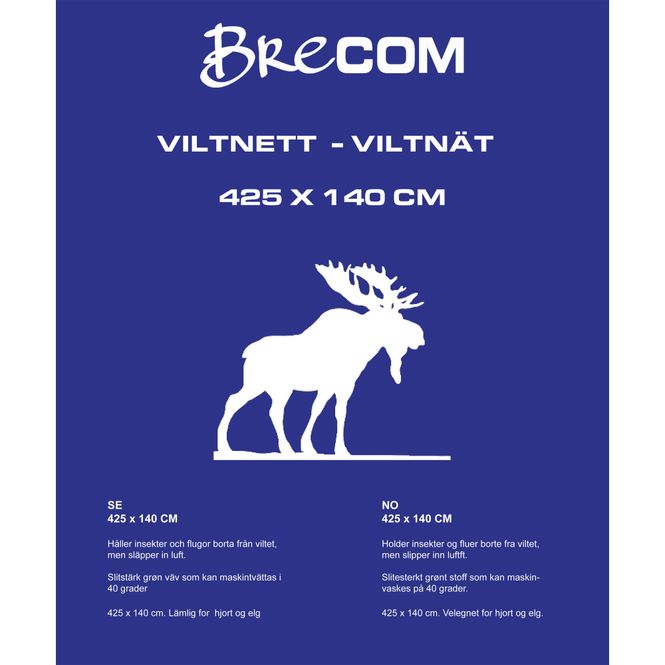 Hovedbilde VN-425- -Brecom viltnett.  Elg. 425x140 cm