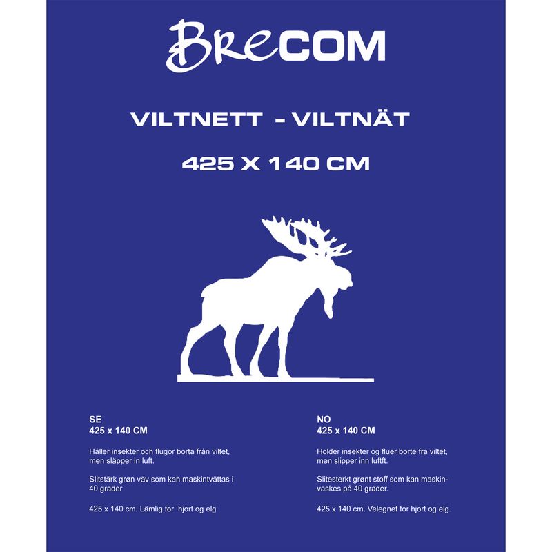 VN-425- -Brecom viltnett.  Elg. 425x140 cm